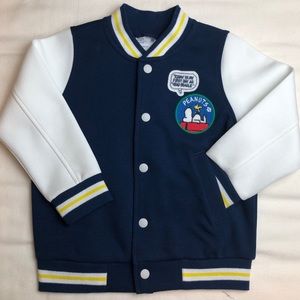 Uniqlo Kids Peanuts Varsity Jacket